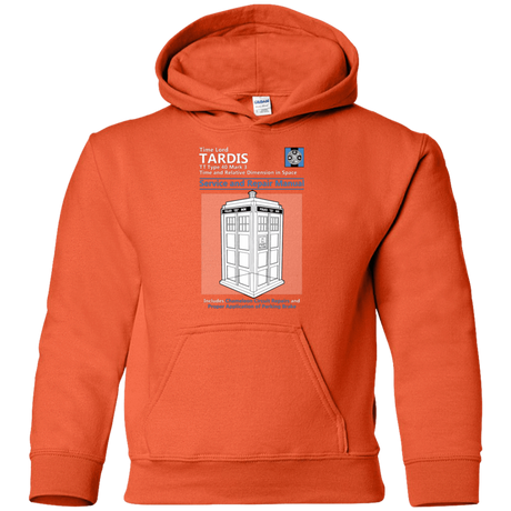 Sweatshirts Orange / YS TARDIS SERVICE AND REPAIR MANUAL Youth Hoodie