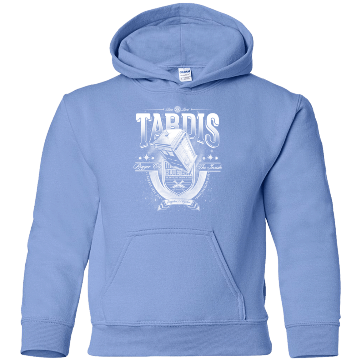 Sweatshirts Carolina Blue / YS Tardis Youth Hoodie