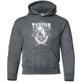 Sweatshirts Dark Heather / YS Tardis Youth Hoodie