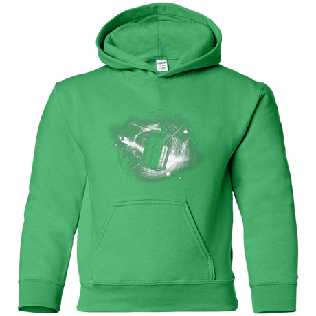 Sweatshirts Irish Green / YS Tardis Youth Hoodie