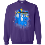 Sweatshirts Purple / S Tardisplash Crewneck Sweatshirt