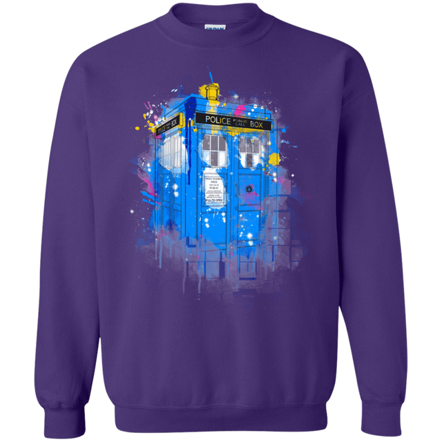 Sweatshirts Purple / S Tardisplash Crewneck Sweatshirt