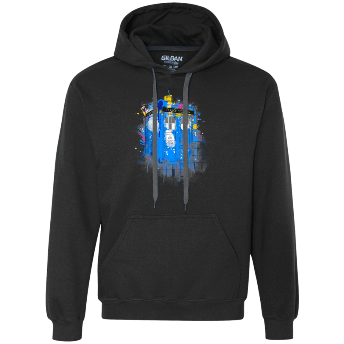 Sweatshirts Black / S Tardisplash Premium Fleece Hoodie