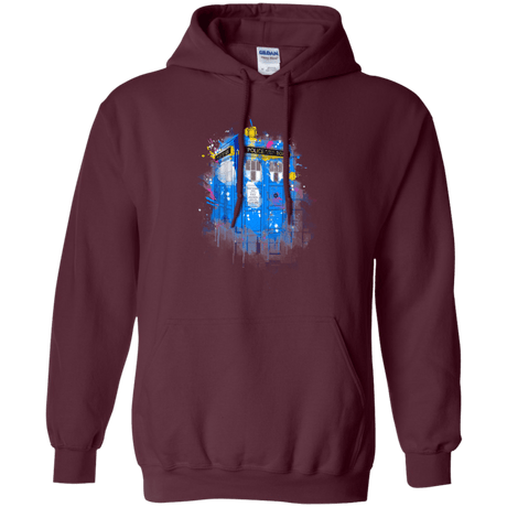 Sweatshirts Maroon / S Tardisplash Pullover Hoodie