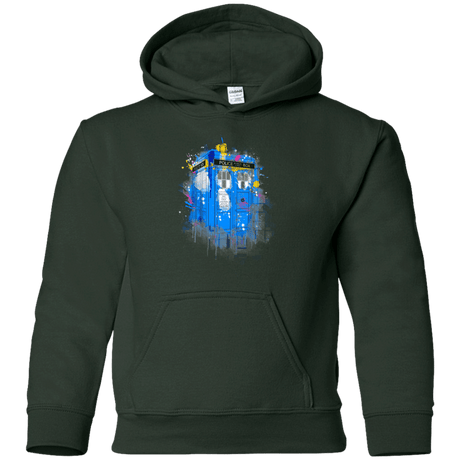 Sweatshirts Forest Green / YS Tardisplash Youth Hoodie