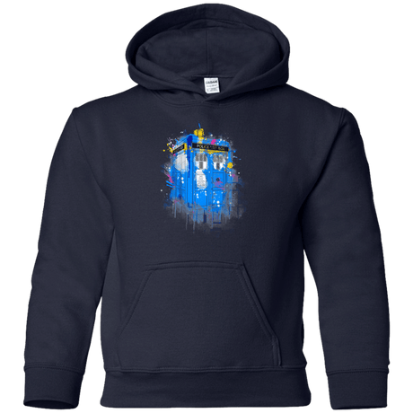 Sweatshirts Navy / YS Tardisplash Youth Hoodie