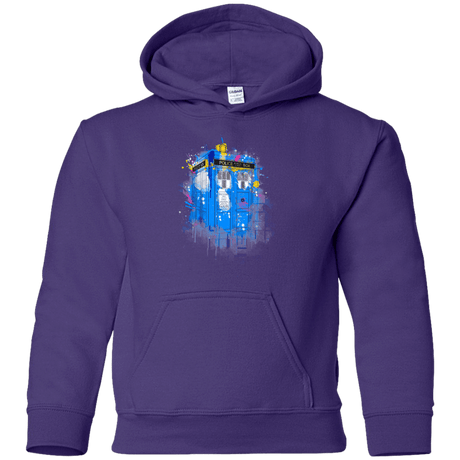 Sweatshirts Purple / YS Tardisplash Youth Hoodie