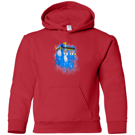 Sweatshirts Red / YS Tardisplash Youth Hoodie