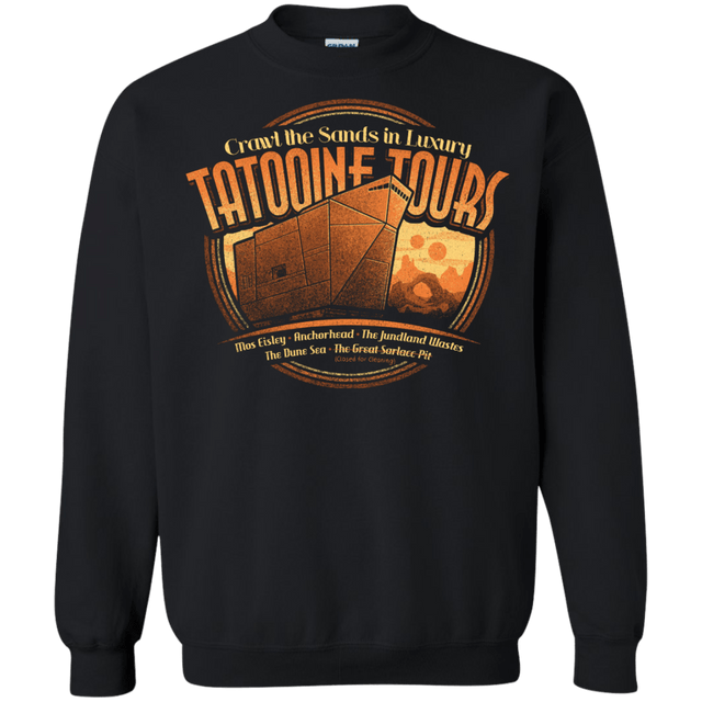 Sweatshirts Black / S Tatooine Tours Crewneck Sweatshirt