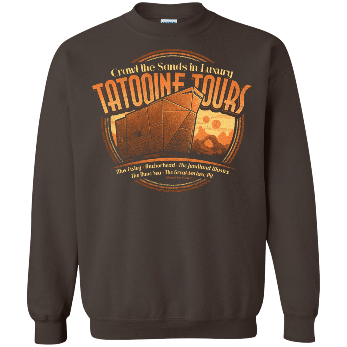 Sweatshirts Dark Chocolate / S Tatooine Tours Crewneck Sweatshirt