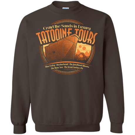Sweatshirts Dark Chocolate / S Tatooine Tours Crewneck Sweatshirt