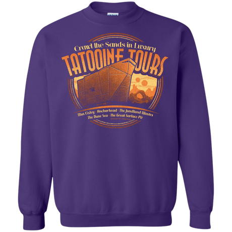 Sweatshirts Purple / S Tatooine Tours Crewneck Sweatshirt