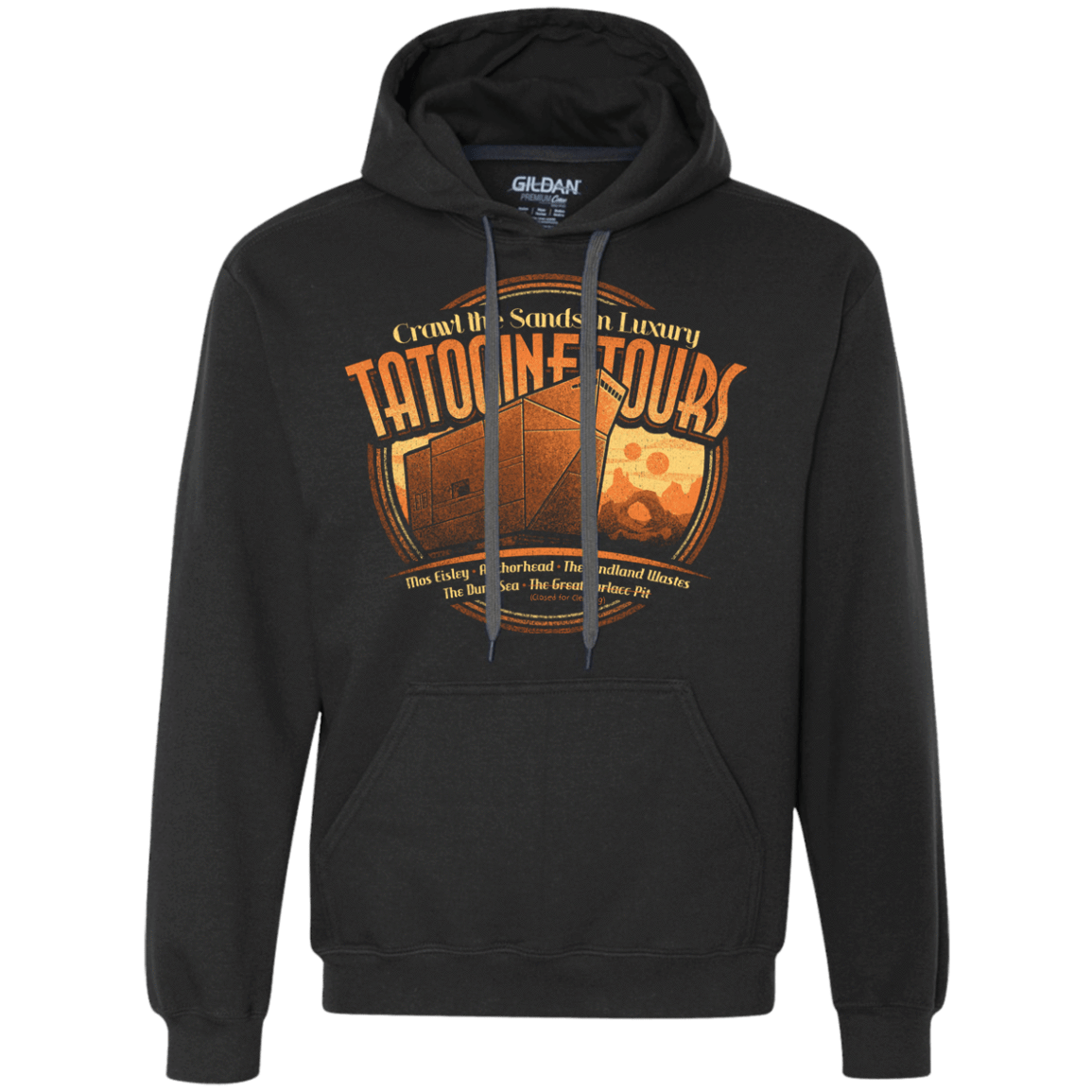 Sweatshirts Black / S Tatooine Tours Premium Fleece Hoodie