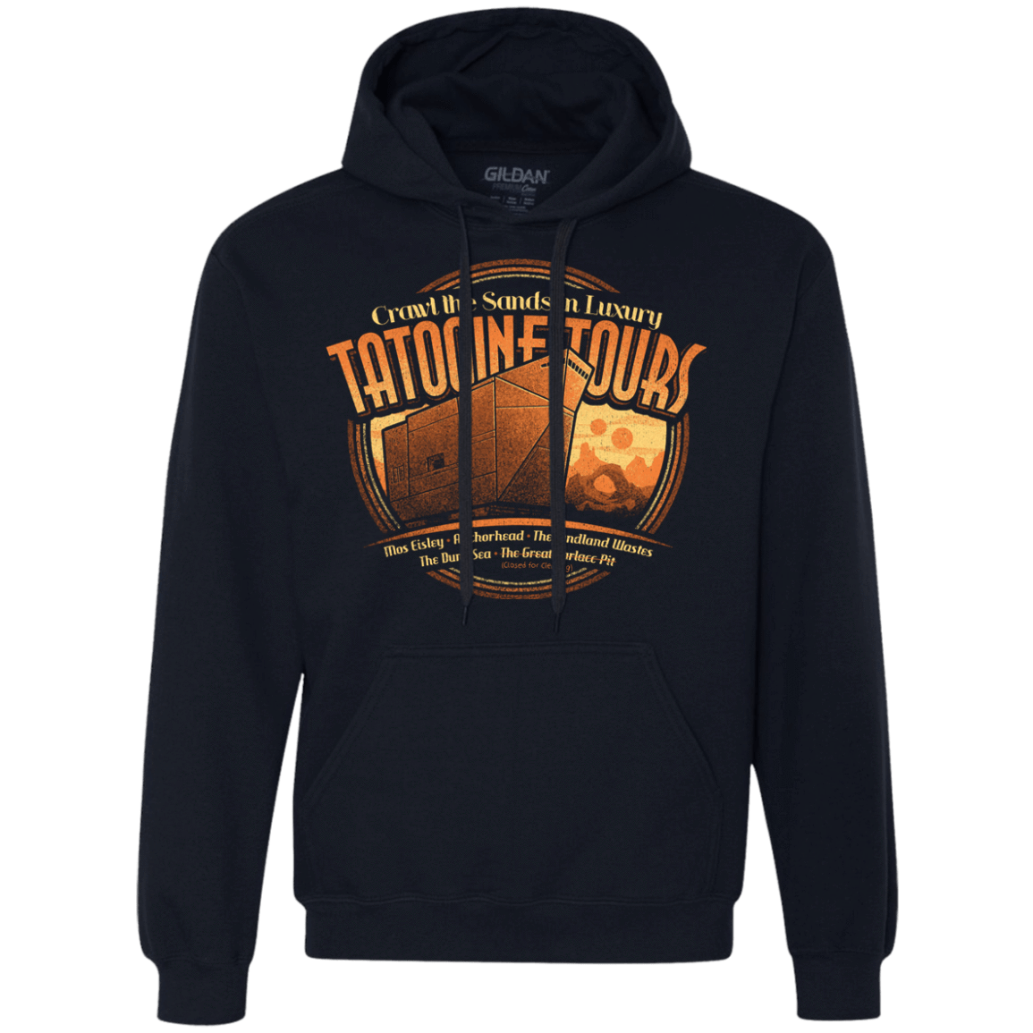Sweatshirts Navy / S Tatooine Tours Premium Fleece Hoodie