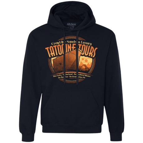 Sweatshirts Navy / S Tatooine Tours Premium Fleece Hoodie