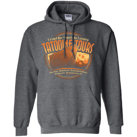 Sweatshirts Dark Heather / S Tatooine Tours Pullover Hoodie
