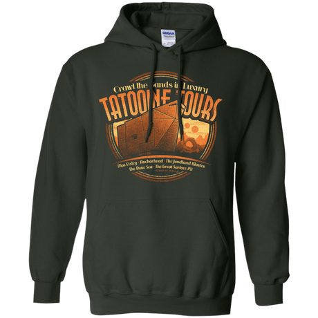 Sweatshirts Forest Green / S Tatooine Tours Pullover Hoodie