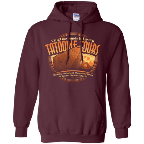 Sweatshirts Maroon / S Tatooine Tours Pullover Hoodie