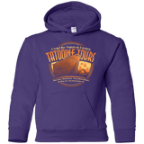 Sweatshirts Purple / YS Tatooine Tours Youth Hoodie