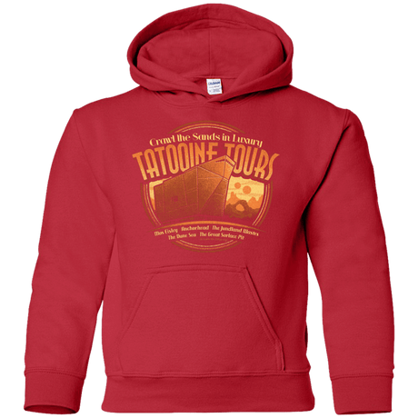 Sweatshirts Red / YS Tatooine Tours Youth Hoodie