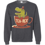 Sweatshirts Dark Heather / S Tea-Rex Crewneck Sweatshirt