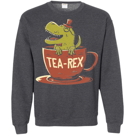 Sweatshirts Dark Heather / S Tea-Rex Crewneck Sweatshirt