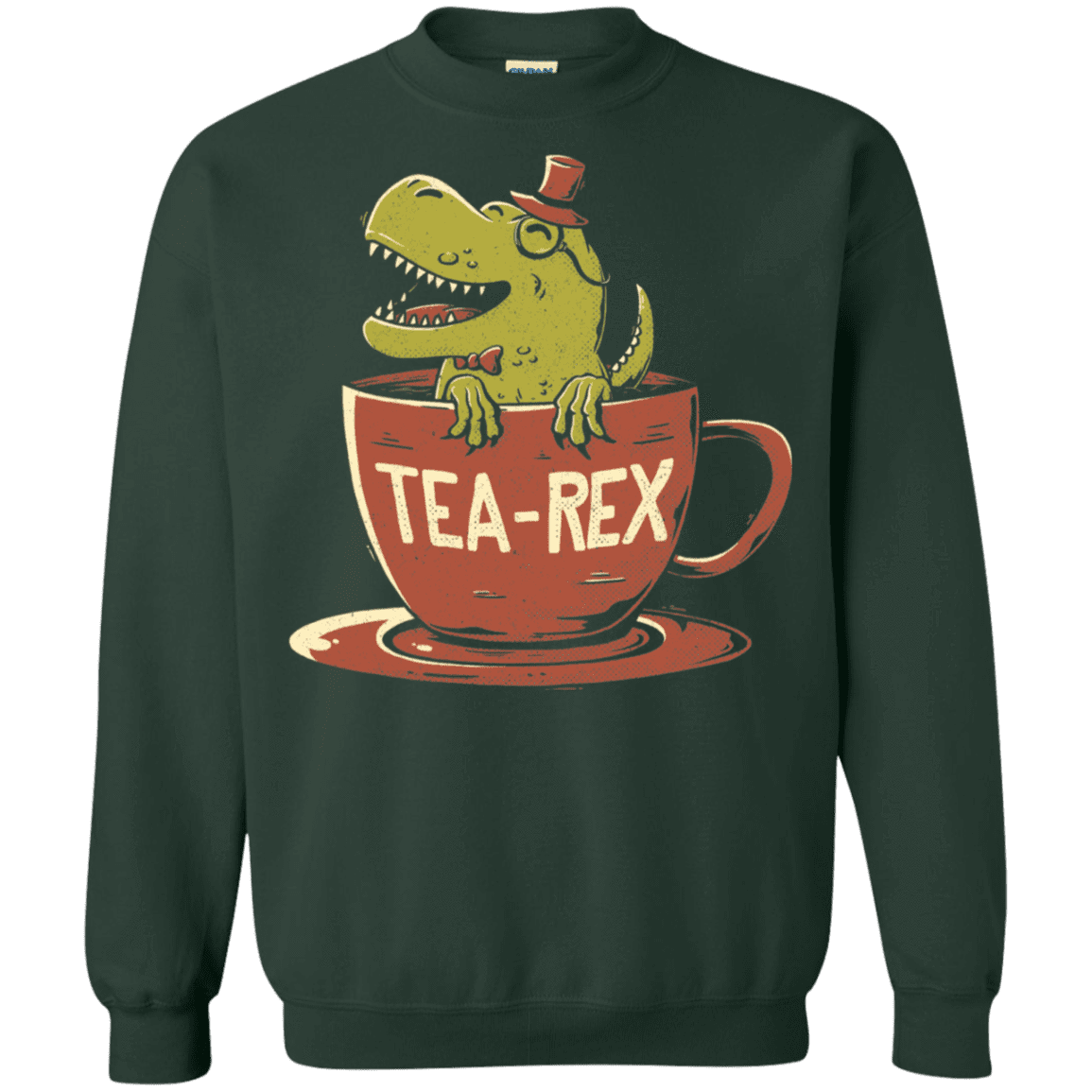 Sweatshirts Forest Green / S Tea-Rex Crewneck Sweatshirt