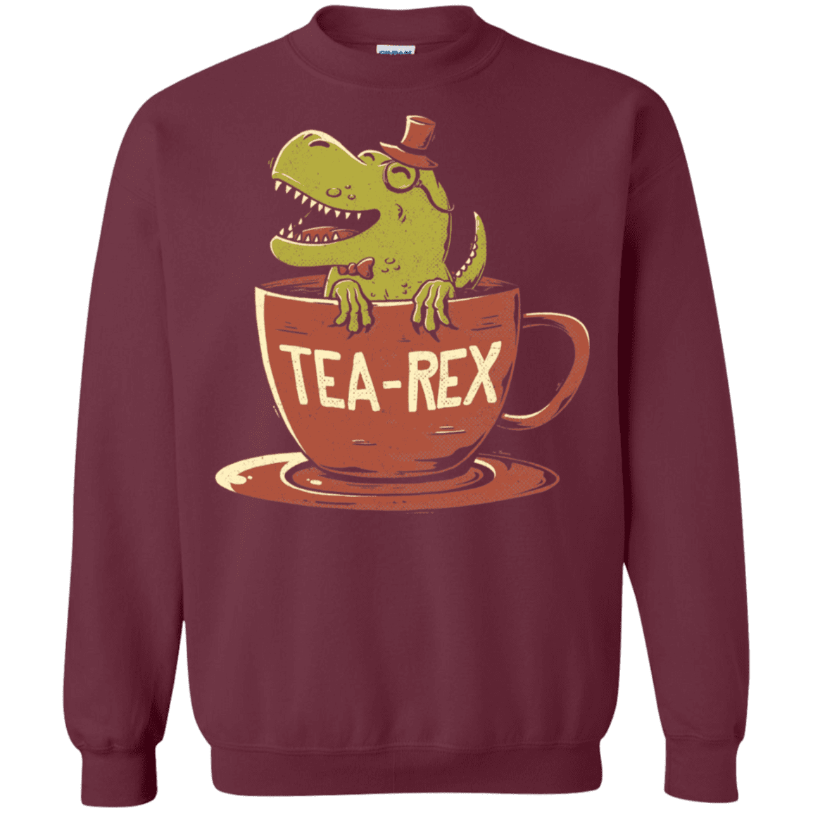 Sweatshirts Maroon / S Tea-Rex Crewneck Sweatshirt