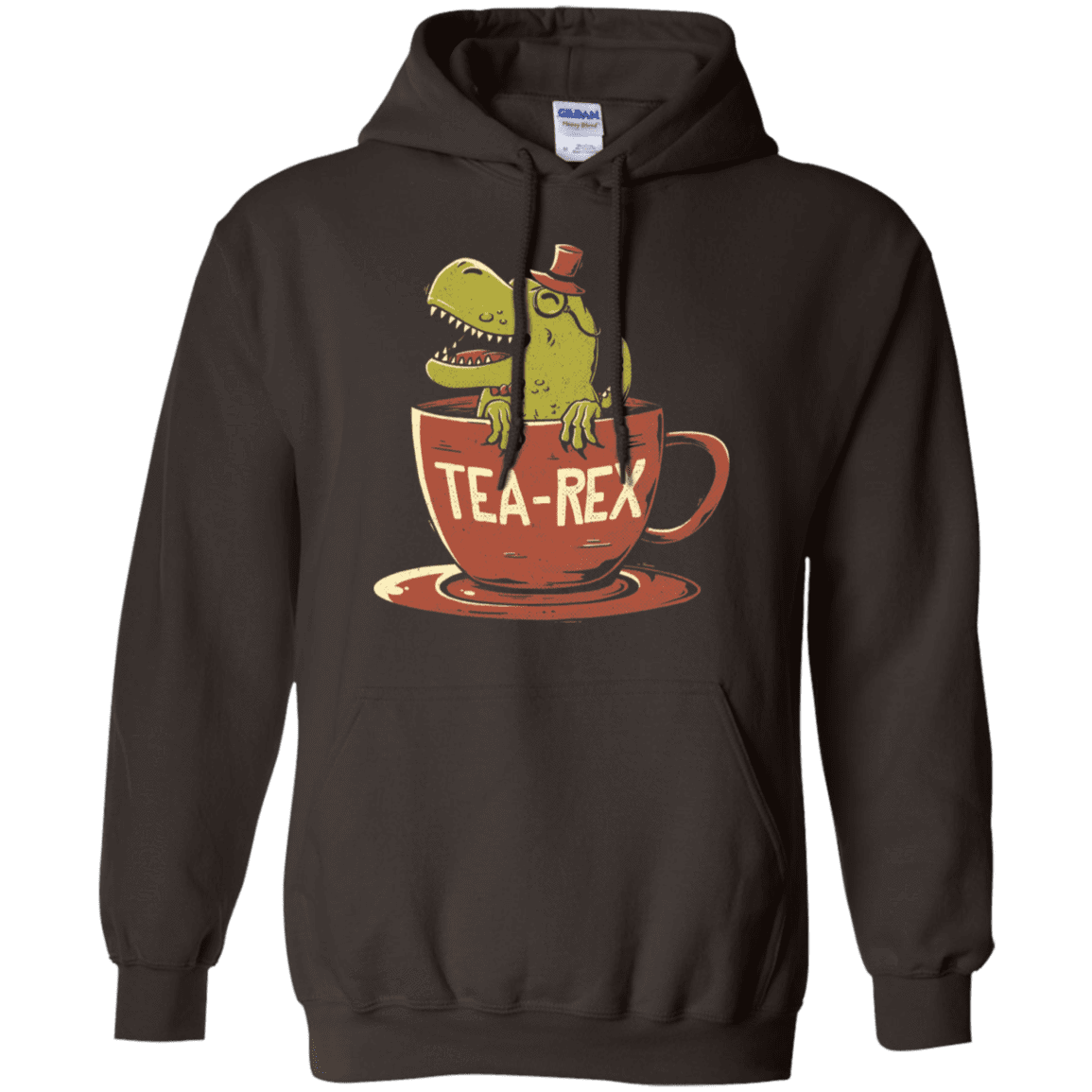 Sweatshirts Dark Chocolate / S Tea-Rex Pullover Hoodie