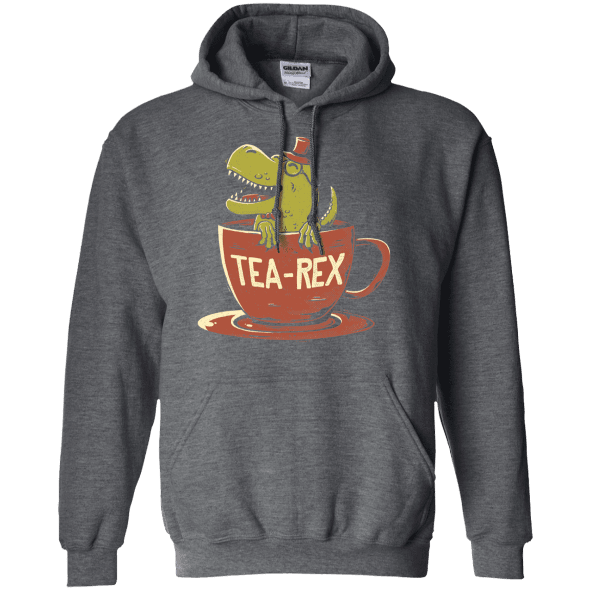 Sweatshirts Dark Heather / S Tea-Rex Pullover Hoodie