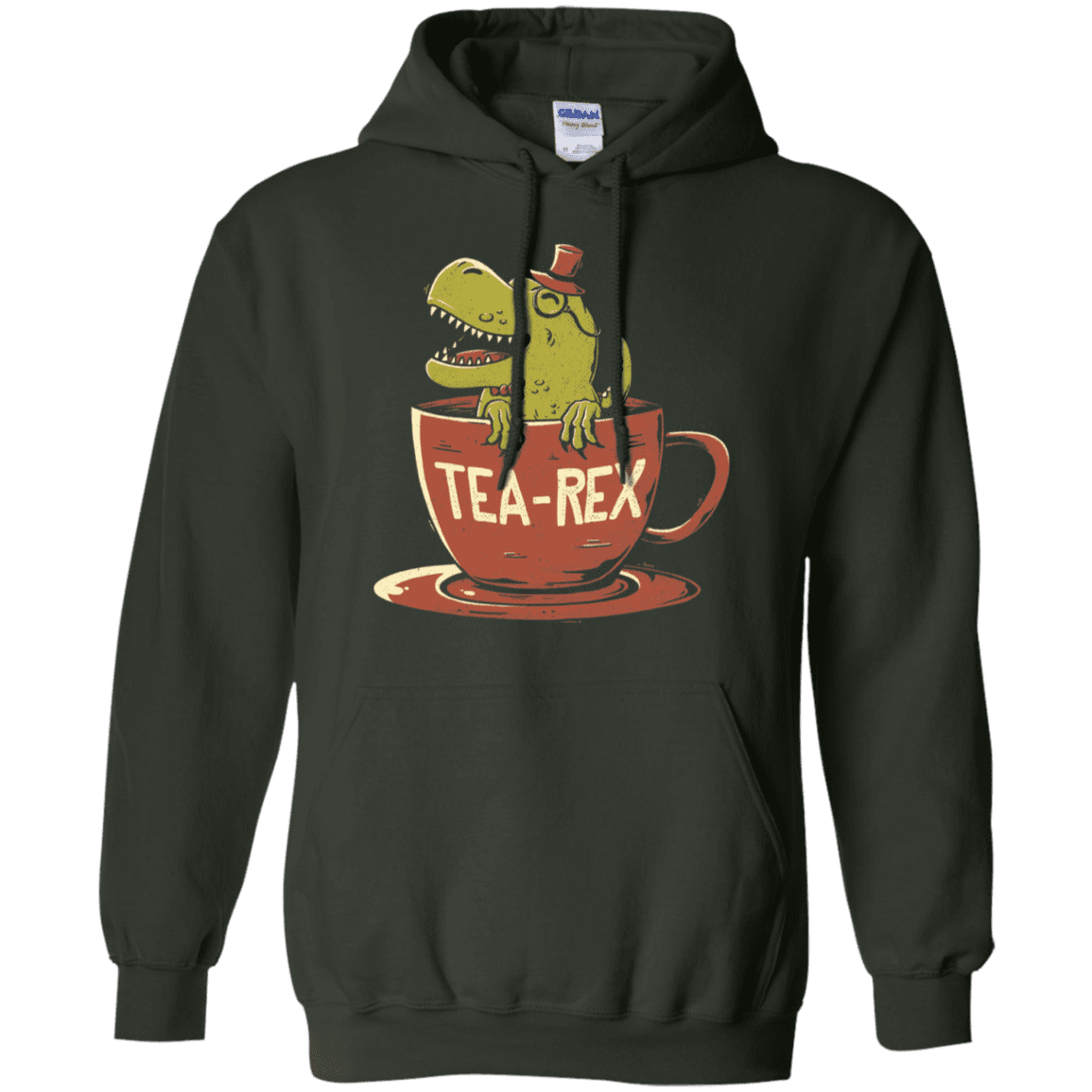 Sweatshirts Forest Green / S Tea-Rex Pullover Hoodie