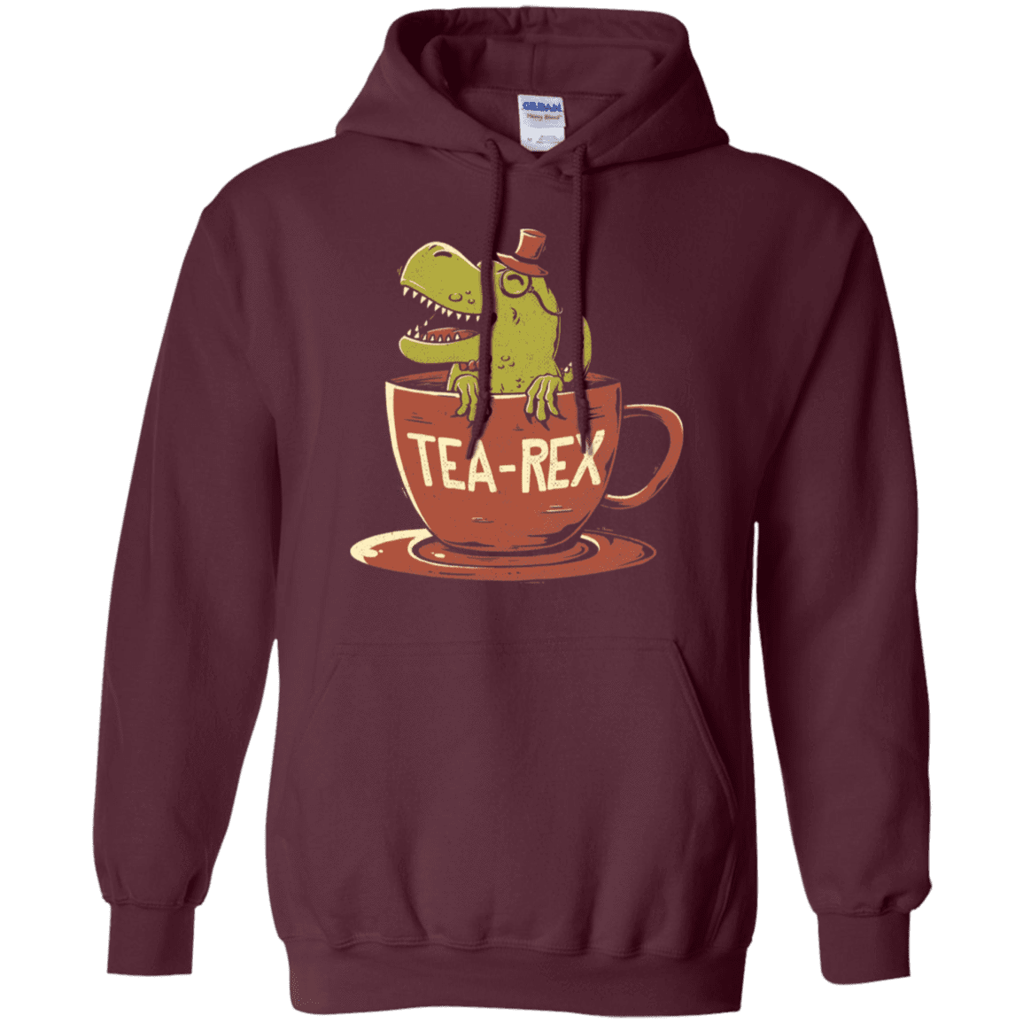 Sweatshirts Maroon / S Tea-Rex Pullover Hoodie