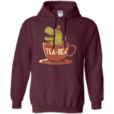 Sweatshirts Maroon / S Tea-Rex Pullover Hoodie