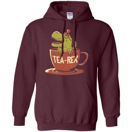 Sweatshirts Maroon / S Tea-Rex Pullover Hoodie