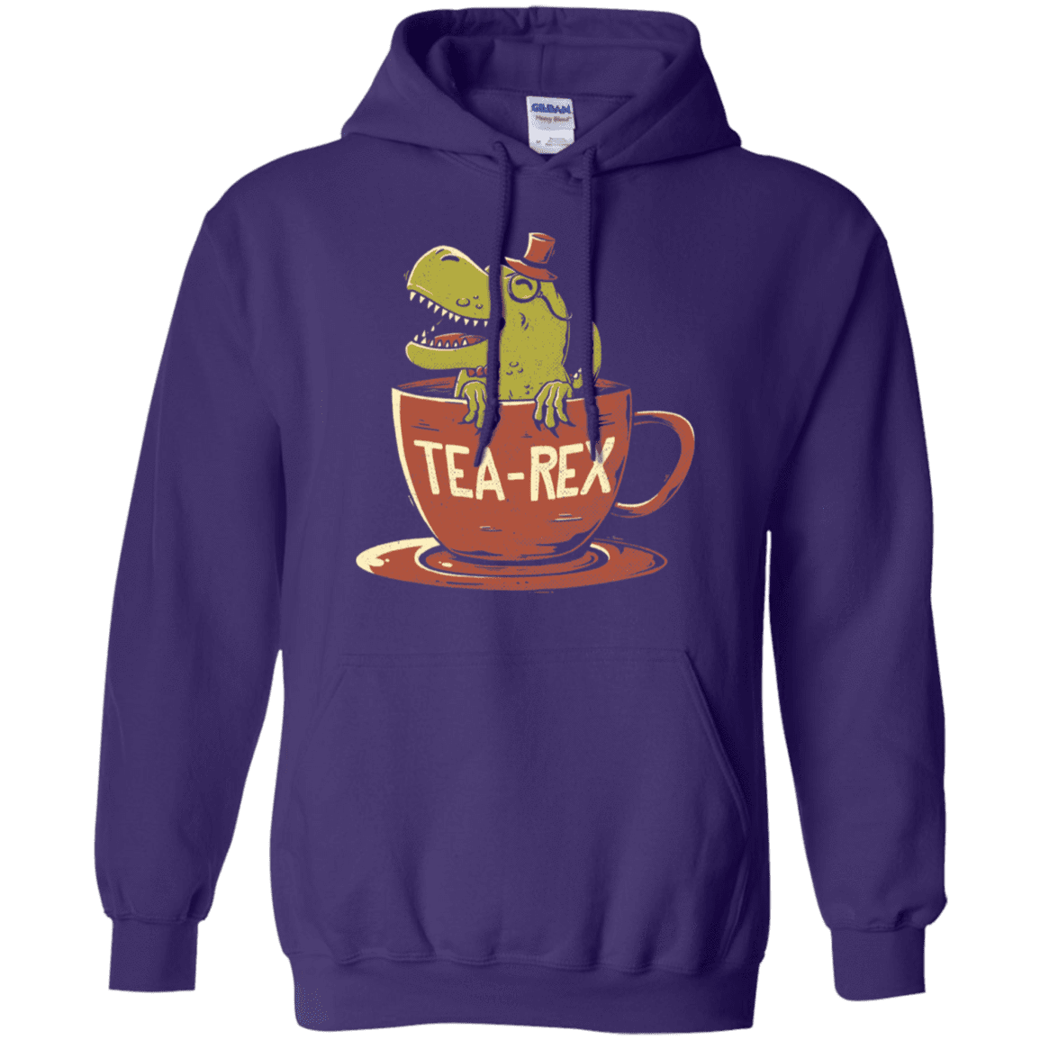 Sweatshirts Purple / S Tea-Rex Pullover Hoodie