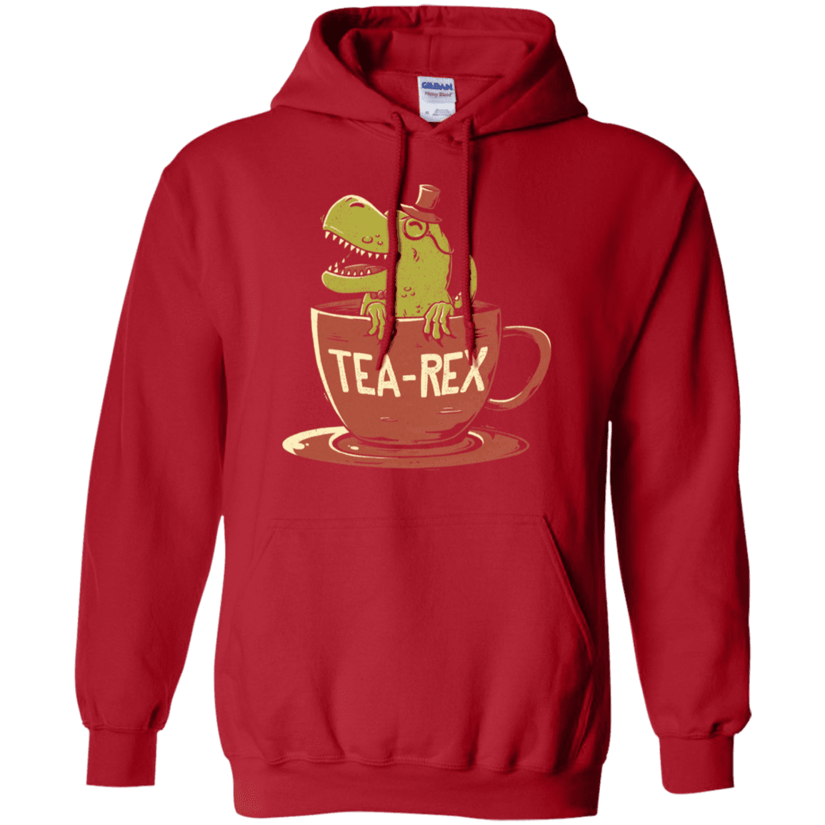 Sweatshirts Red / S Tea-Rex Pullover Hoodie