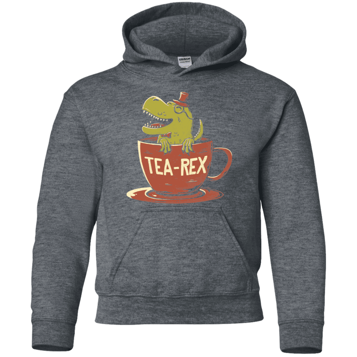 Sweatshirts Dark Heather / YS Tea-Rex Youth Hoodie