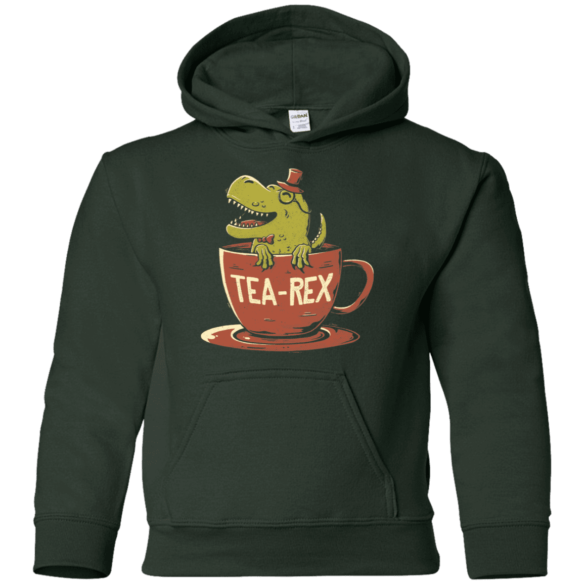 Sweatshirts Forest Green / YS Tea-Rex Youth Hoodie