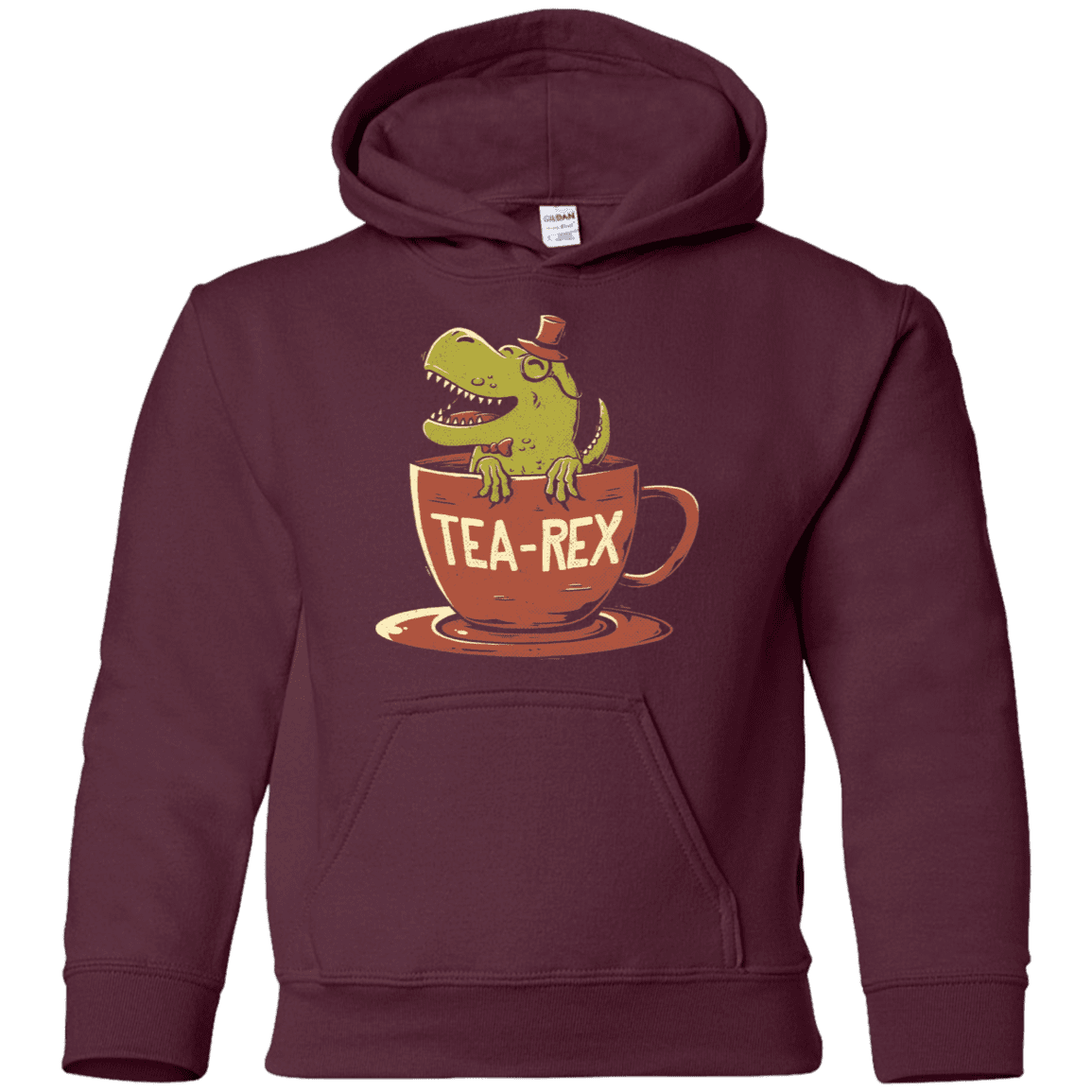 Sweatshirts Maroon / YS Tea-Rex Youth Hoodie