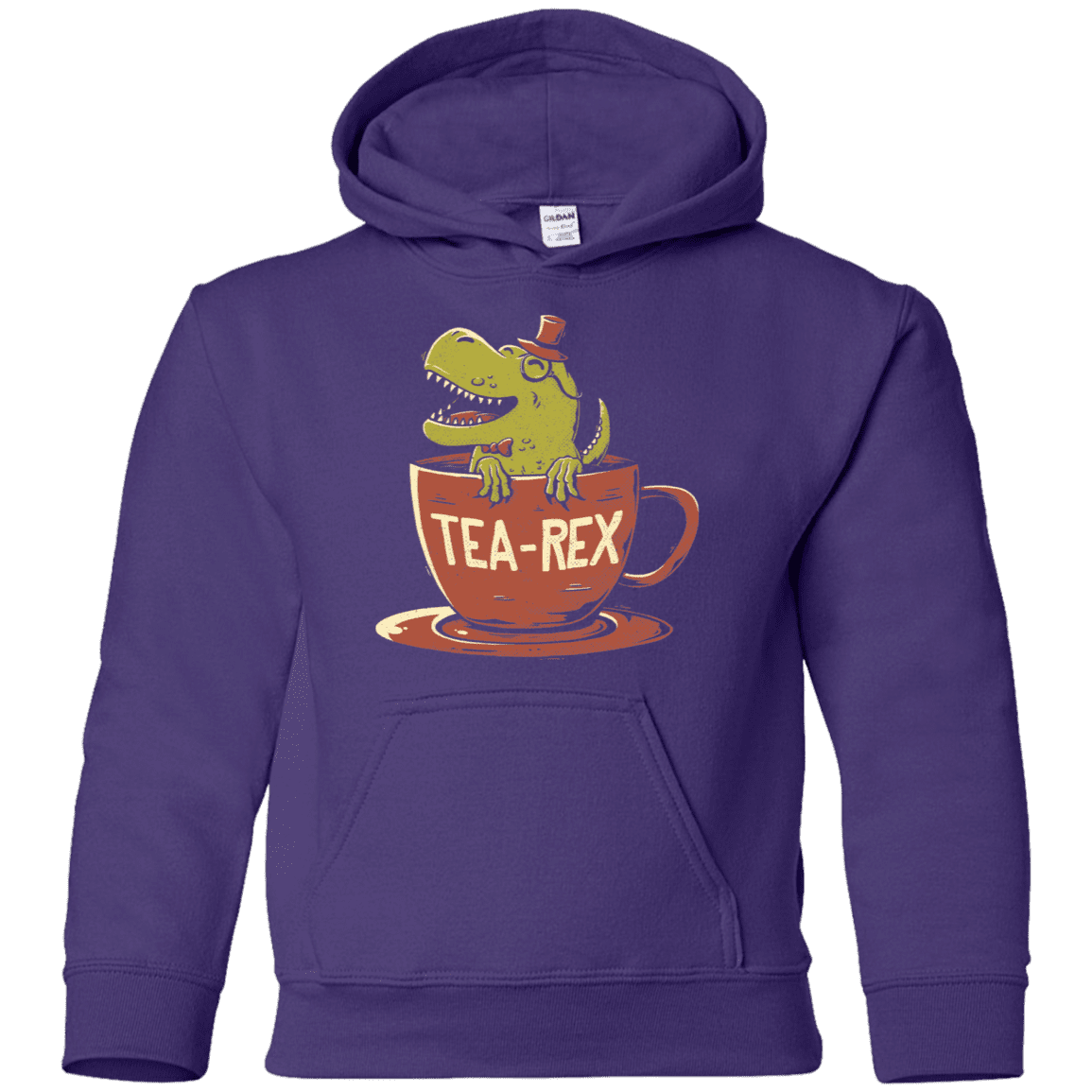 Sweatshirts Purple / YS Tea-Rex Youth Hoodie