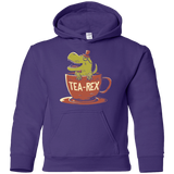 Sweatshirts Purple / YS Tea-Rex Youth Hoodie