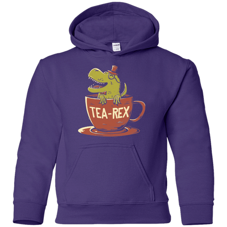 Sweatshirts Purple / YS Tea-Rex Youth Hoodie