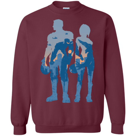 Sweatshirts Maroon / Small Team danger Crewneck Sweatshirt