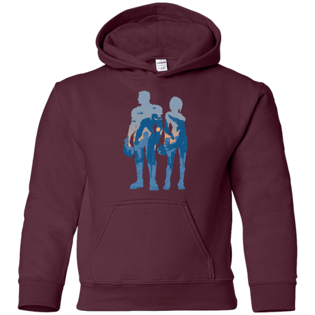 Sweatshirts Maroon / YS Team danger Youth Hoodie