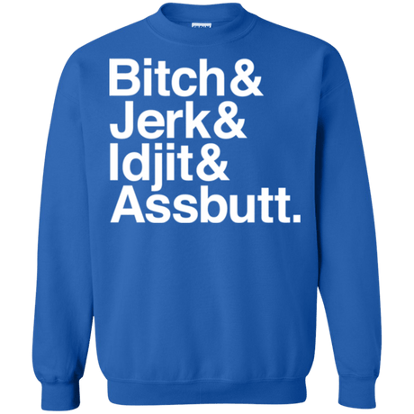 Sweatshirts Royal / Small Team Free Will Helvetica Crewneck Sweatshirt