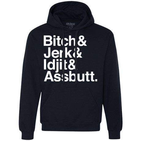 Sweatshirts Navy / Small Team Free Will Helvetica Premium Fleece Hoodie