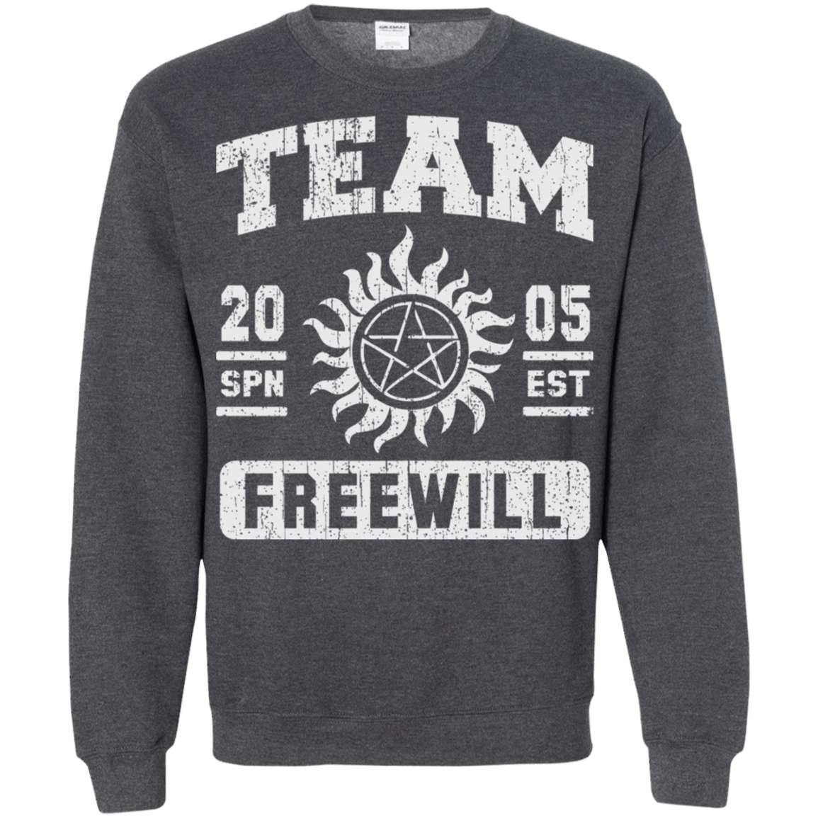 Sweatshirts Dark Heather / S Team Freewill Crewneck Sweatshirt