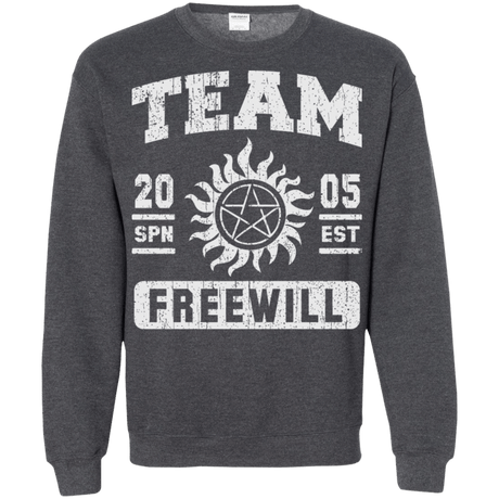 Sweatshirts Dark Heather / S Team Freewill Crewneck Sweatshirt