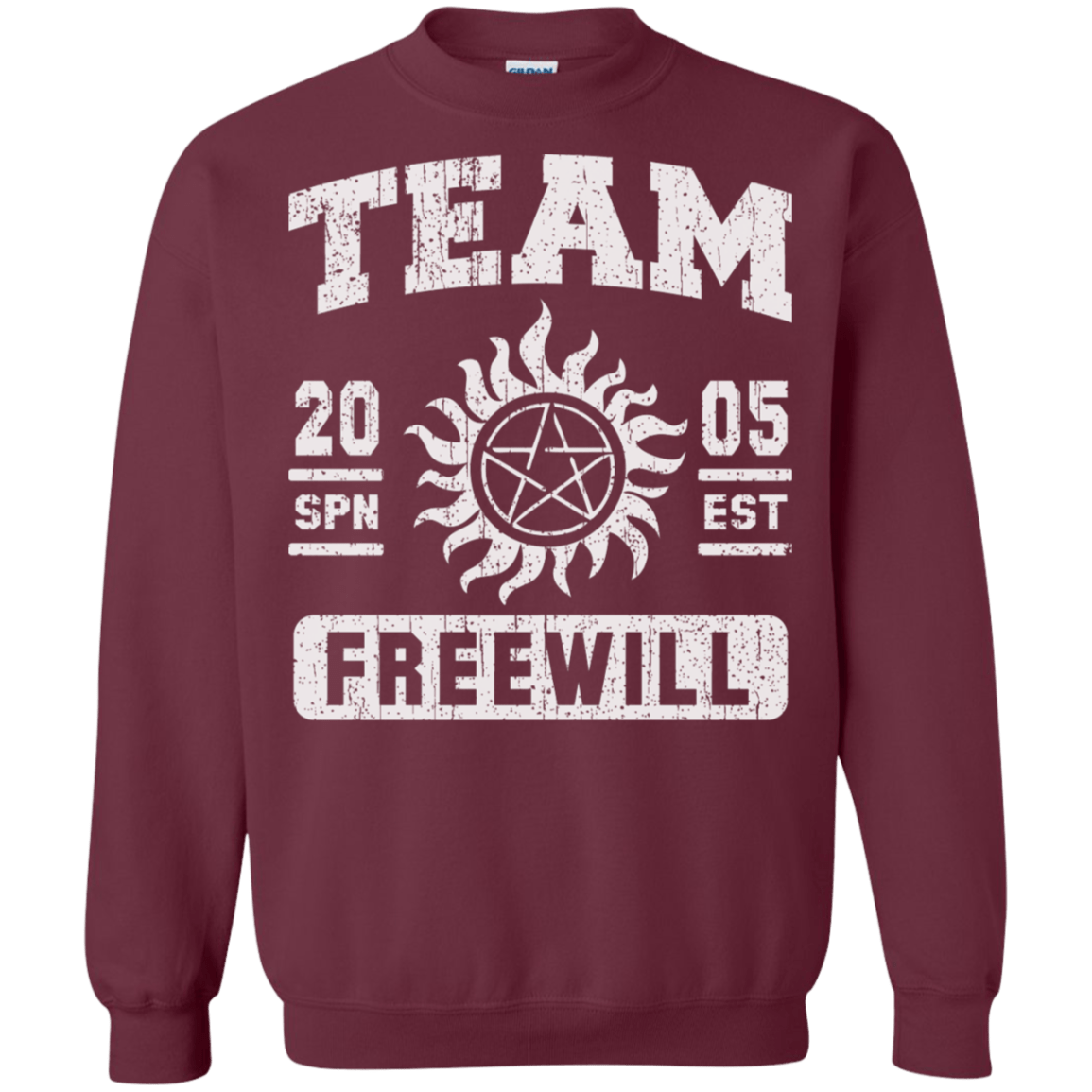 Sweatshirts Maroon / S Team Freewill Crewneck Sweatshirt