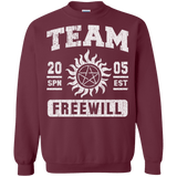 Sweatshirts Maroon / S Team Freewill Crewneck Sweatshirt